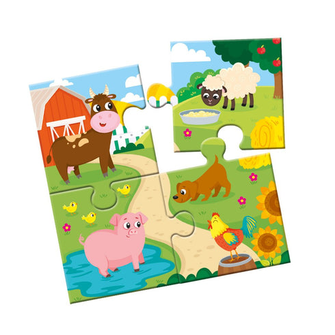 Reusable water coloring puzzle. Our farm - 9789667615147
