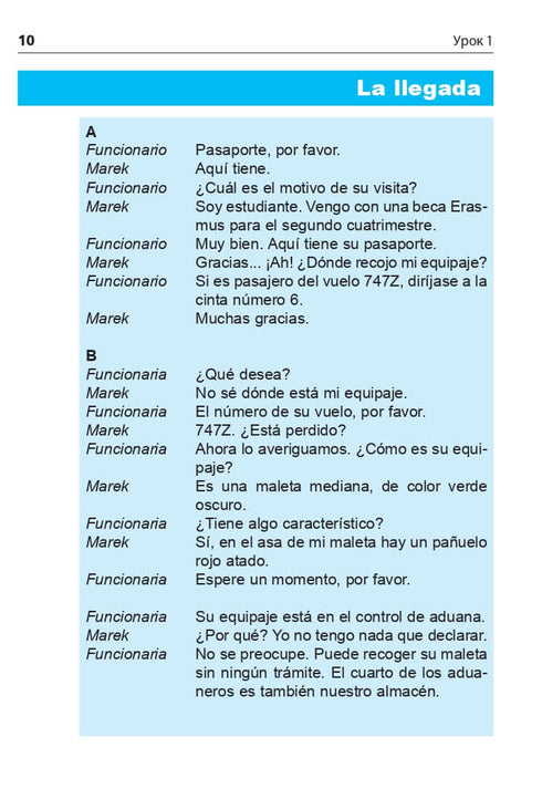 Español en 4 semanas. Curso intensivo de español con aplicación de audio electrónica. Nivel 2