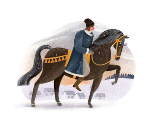 Canto di Natale con cavalieri