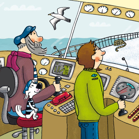 Marinaio su un traghetto