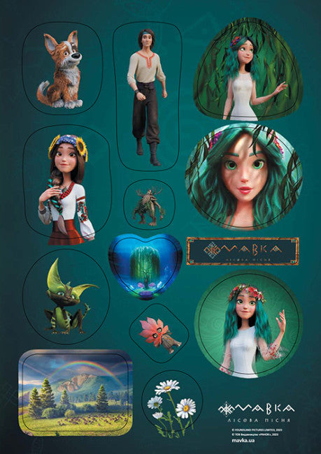 Dríada. El protector del bosque (pegatinas)