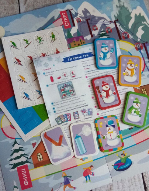 Juego de mesa «Carreras de esquí» - 9789667507558