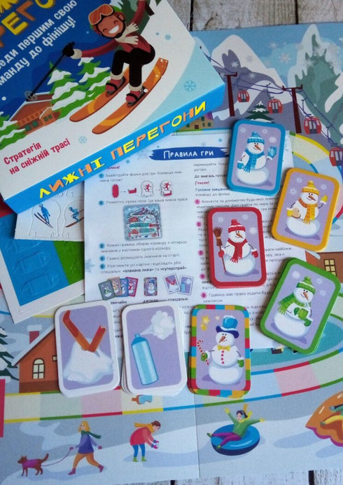 Juego de mesa «Carreras de esquí» - 9789667507558