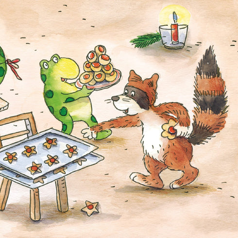 Pixie espera la Navidad