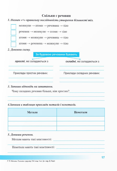 Conosciamo la natura Quaderno di lavoro per il libro di testo Bida - 9789660740617