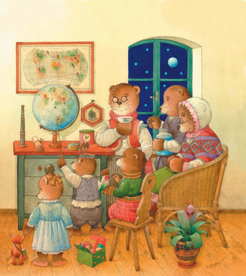 Vedmedrivka Grande viaggio natalizio della famiglia degli orsi in giro per il mondo