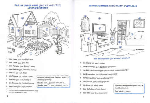 Les petits apprennent l'allemand. Pour les enfants de 3 à 6 ans.