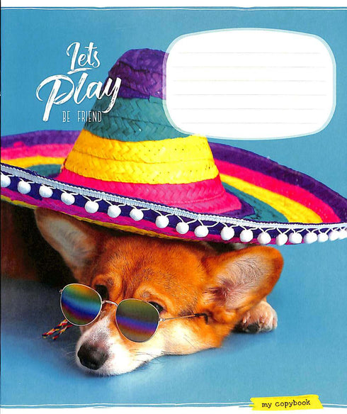 Hefter im karierten Design - 12 Blätter (mit verschiedenen Motiven auf dem Einband)