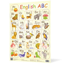 Manifesto dell'alfabeto inglese (edizione bilingue ucraino-inglese)